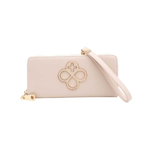 Cartera Grande Con Cierre Para Dama Jaime Ibiza Beige JI 536