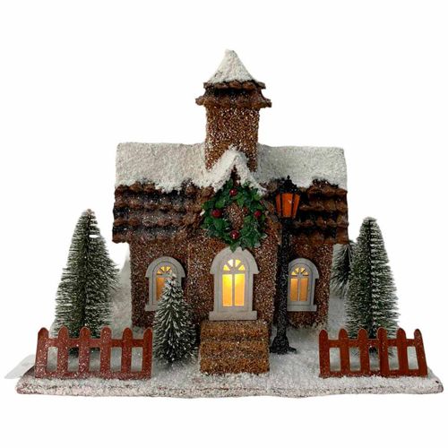 Casa Con Luz Santini Christmas Multicolor 200-3300037