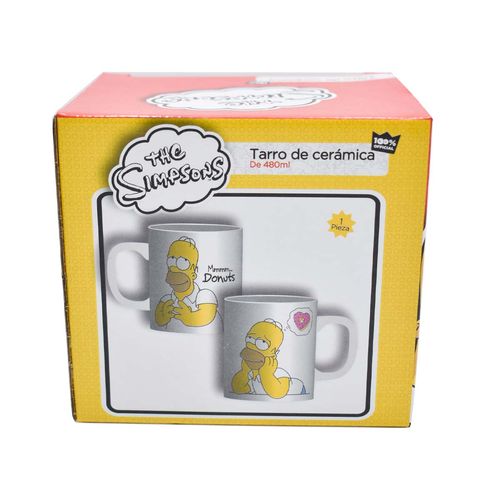 Taza los simpsons caja de regalo Regalos Siglo XXI blanca 1729-58