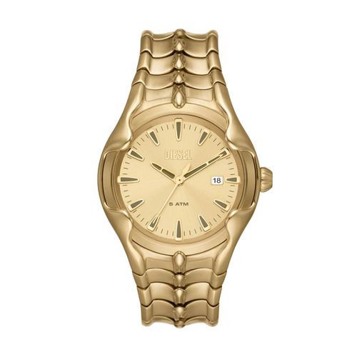 Reloj Juvenil Para Caballero Diesel Dorado DZ2186