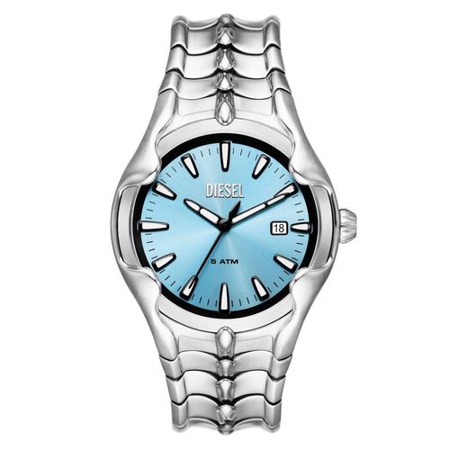 Reloj Juvenil Para Caballero Diesel Plateado DZ2200