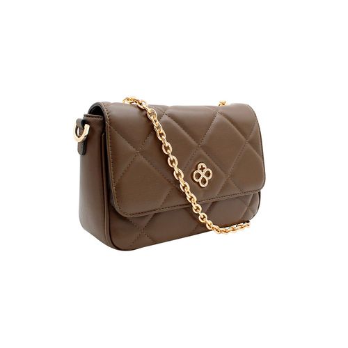 Bolso tipo flap para dama Jaime Ibiza café ji 2526