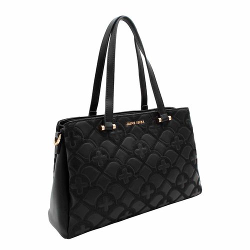 Bolso satchel para dama Jaime Ibiza negro ji 2529