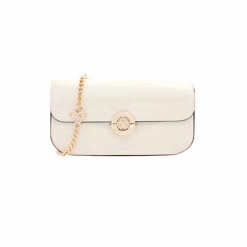 Bolso Crossbody Para Dama Jaime Ibiza Charol Blanco JI 2538