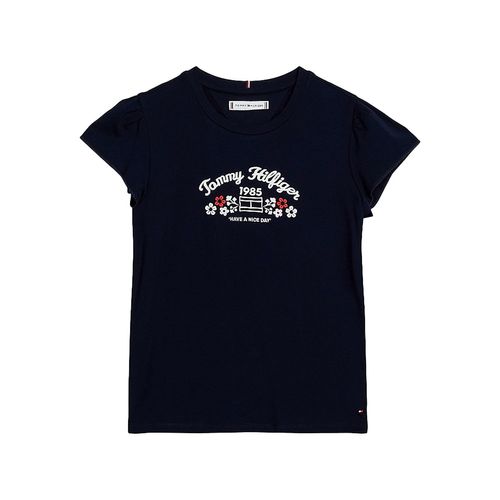 Playera Casual Para Jovencita Tommy Hilfiger Marino KG0KG08062-DW5