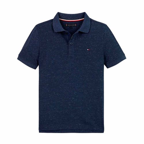 Playera Tipo Polo Para Joven Tommy Hilfiger Azul KB0KB09085-DBZ