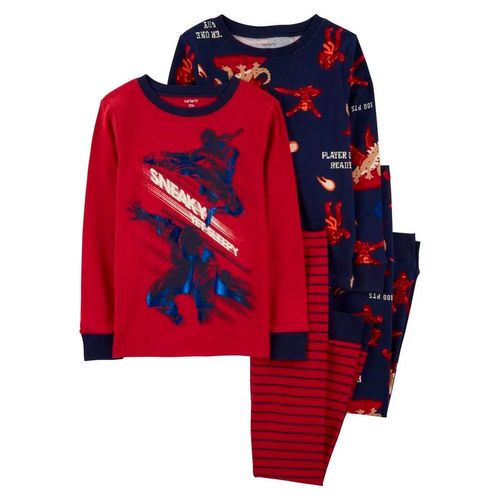 Set De Pijama Para Niño Carters Rojo 3R496310