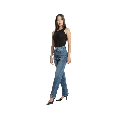 Pantalón de mezclilla para dama Balam azul bl6772