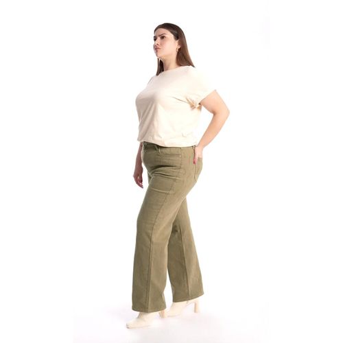 Pantalón de mezclilla para dama Balam verde blx6512