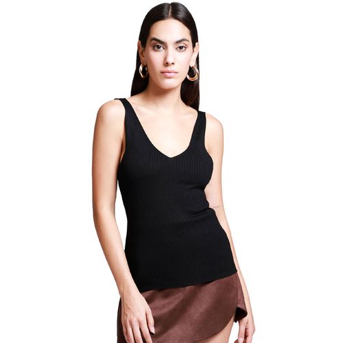 Blusa Casual Para Dama Lob Negro DTSD0143