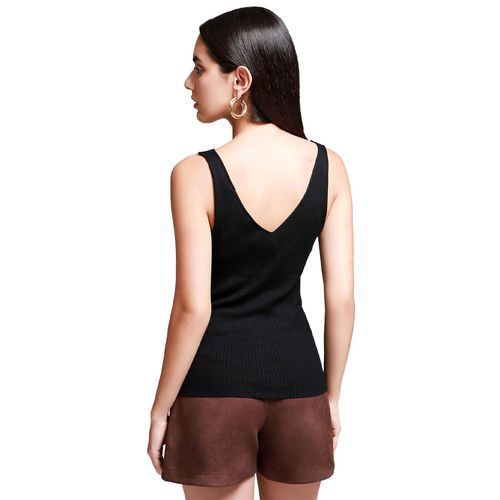 Blusa Casual Para Dama Lob Negro DTSD0143