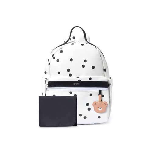 Mochila Estampada Para Bebé Newborn Blanco 19282