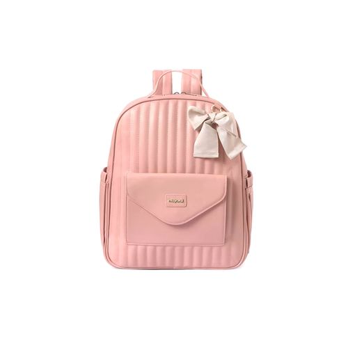 Mochila Acolchada Para Bebé Newborn Rosa 19353