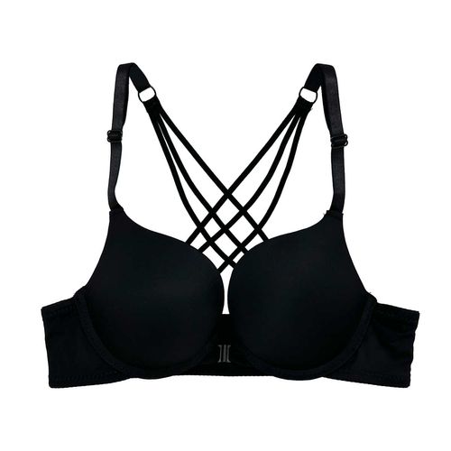 Brassiere Con Varilla Para Dama Pearlle Negro 6352C