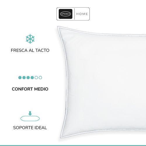 Almohada América home fresh con micropartículas de gel