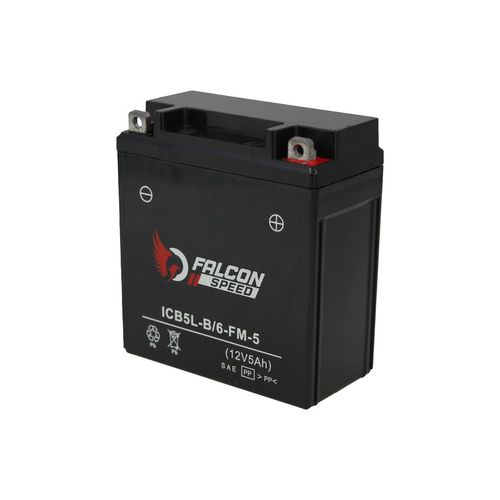 Batería para motocicleta Falcon Speed mf-faicb5l-b/6-fm-5 bat-6801-3012