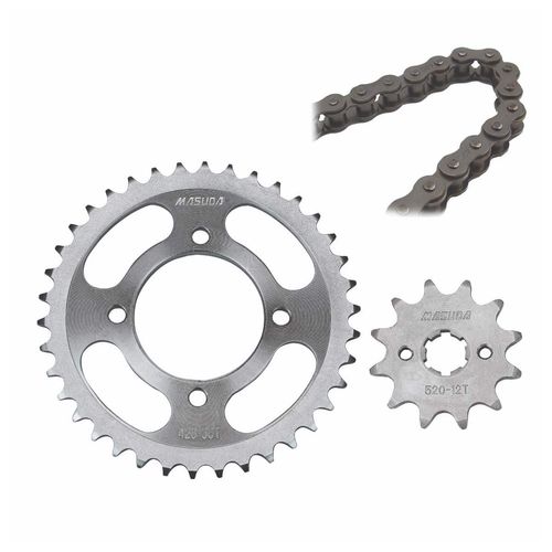 Kit de egranes 38t-15t con cadena 428h-108  Moto King para 125z eng-1505-3210