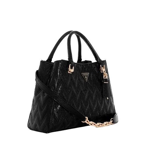 Bolso Satchel Para Dama Guess Negro GG950206-BLA