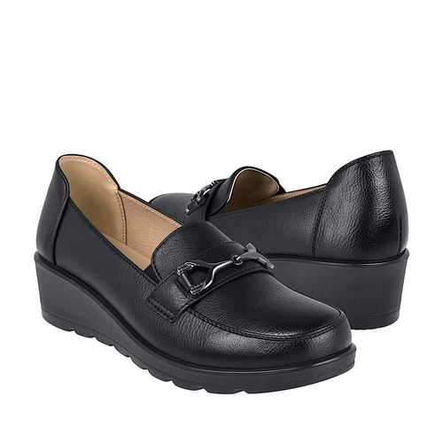 Zapato Confort Para Dama Comfort Fit Negro 26450N