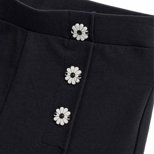 Pantalón Casual Para Niña Original Marines Negro DEP3176F