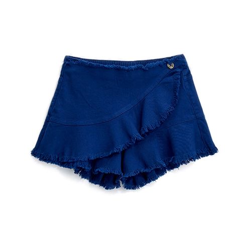 Falda Casual Para Niña Original Marines Azul DEP3149F