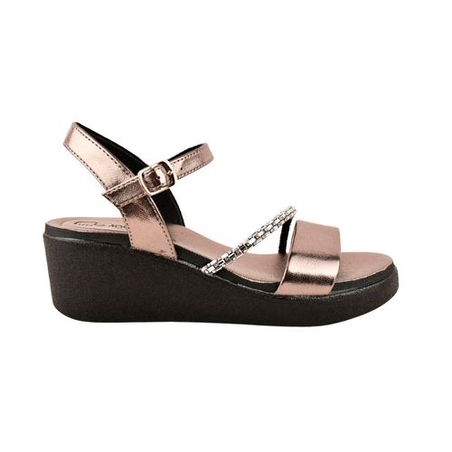 Sandalia Casual Con Plataforma Para Dama Nomadas Negro 22951