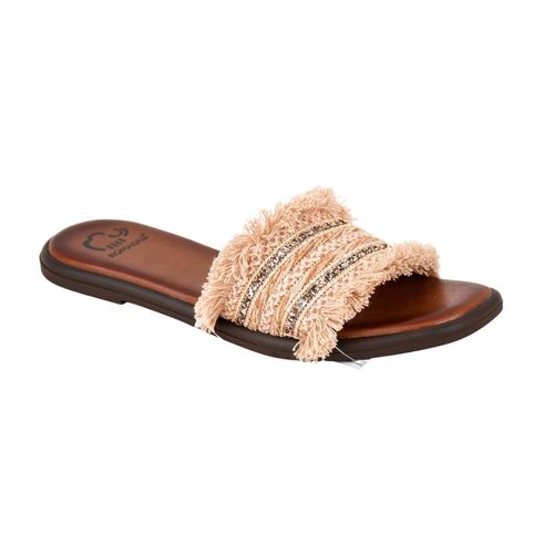 Sandalia De Piso Para Dama Nomadas Beige 22755