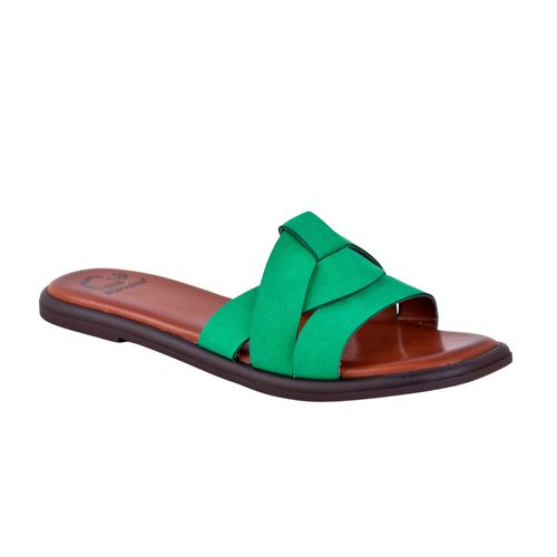 Sandalia De Piso Para Dama Nomadas Verde 22735