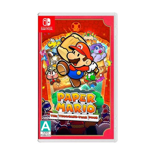 Videojuego paper mario puerta milenaria Nintendo switch hmc-p-a9qda