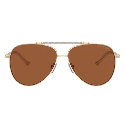 Lentes De Sol Para Dama Michael Kors Pilot Light Gold Shiny 0MK1146 59