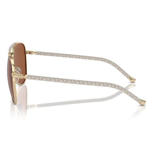 Lentes De Sol Para Dama Michael Kors Pilot Light Gold Shiny 0MK1146 59