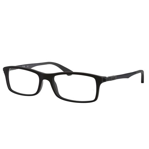 Lentes oftálmicos unisex Ray Ban rectangle matte black 0rx7017519654