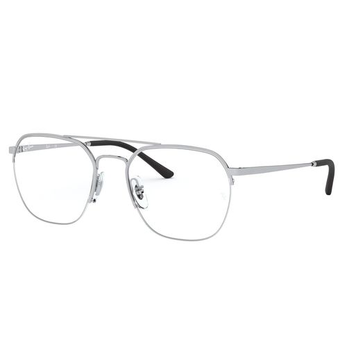 Armazon De Lentes Para Caballero Ray Ban Square Silver 0RX6444 2501 53