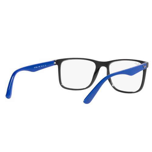 Lentes oftálmicos unisex Ray Ban rectangle matte black 0rx7203l