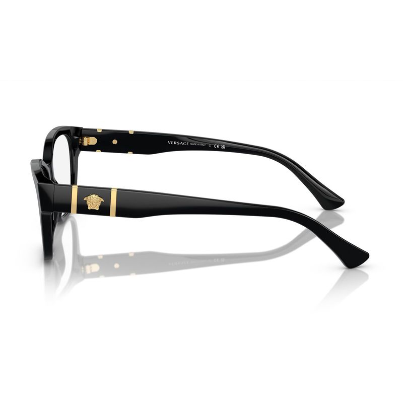 Lentes oftalmicos para dama Versace cat eye black 0ve3344 gb1 54 La Marina