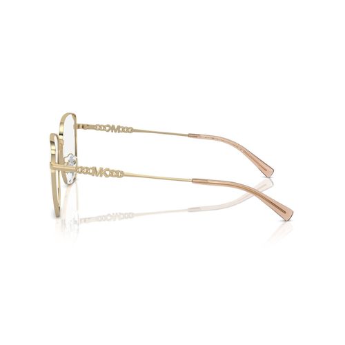 Armazon De Lentes Para Dama Michael Kors Cat Eye Light Gold Shiny 0MK3081D 56