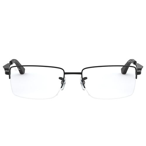 Lentes oftálmicos unisex Ray Ban rectangle matte black 0rx6285250353