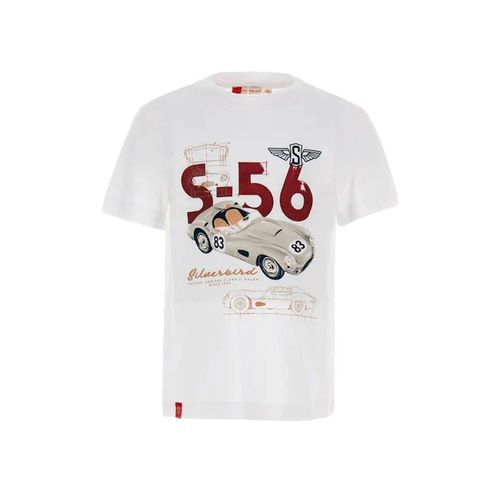 Playera Casual Para Niño Original Marines Blanco DEP2111B