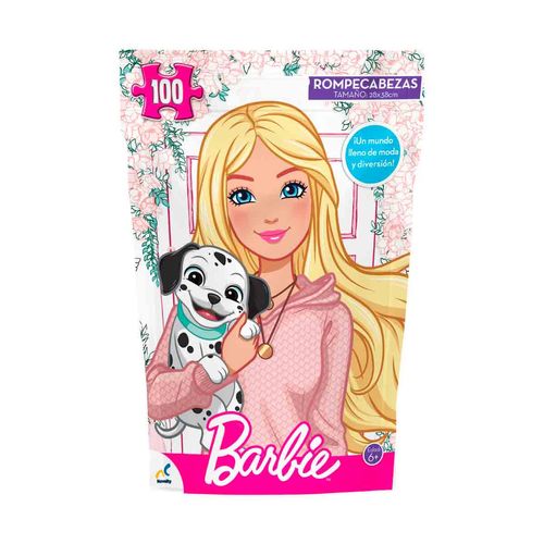 Rompecabezas de Barbie con 100 piezas Novelty multicolor jca-3197