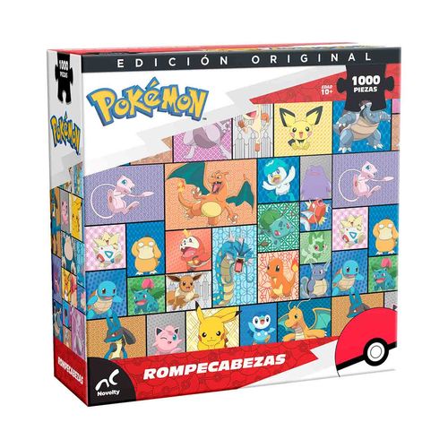 Rompecabezas De Pokémon Con 1000 Piezas Novelty Multicolor JCA-4163