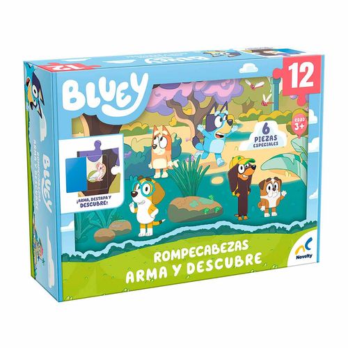 Rompecabezas arma y descubre Bluey Novelty multicolor jca-4309
