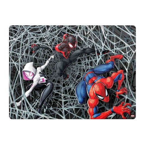 Rompecabezas de Spiderman en cilindro Novelty multicolor jca-4316