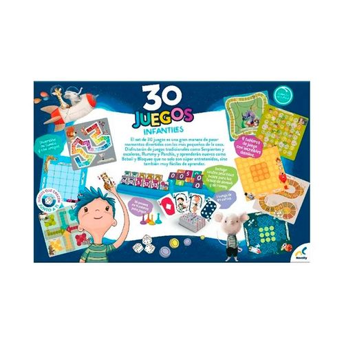 Set de 30 juegos de mesa Novelty multicolor jca-4322