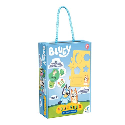 Juego de mesa colores y figuras de Bluey Novelty multicolor jca-3959
