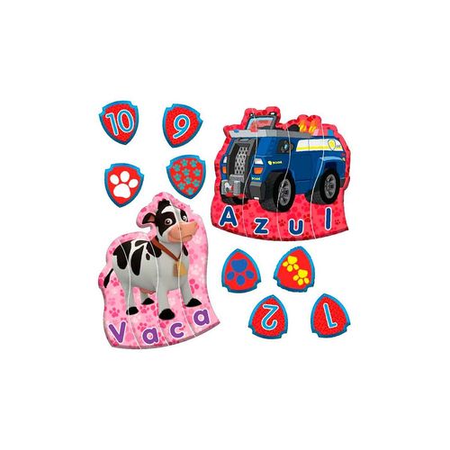 Juego de mesa sumas y letras de Paw Patrol Novelty multicolor jca-3962