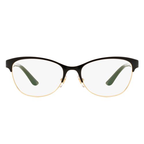 Armazón De Lentes Para Dama Versace Irregular Black/Pale Gold 0VE1233Q 1366