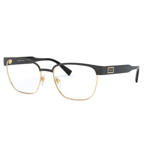 Armazón De Lentes Para Caballero Versace Pillow Matte Black/Gold 0VE1264 1436 54