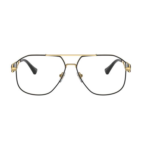 Lentes oftálmicos para caballero Versace pilot black/gold 0ve1287 59