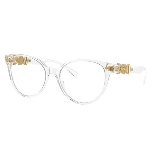 Lentes oftálmicos para dama Versace cat eye crystal 0ve3334 55