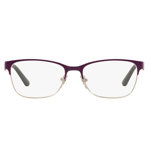 Lentes oftálmicos unisex Vogue square top brushed plum/silver 0vo3940965s52